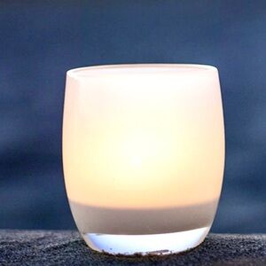 Glassbaby hand blown glass votive